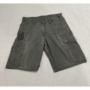 Carhartt Cargo Shorts Mens 34 Ripstop Relaxed Fit Utility Pockets Workwear